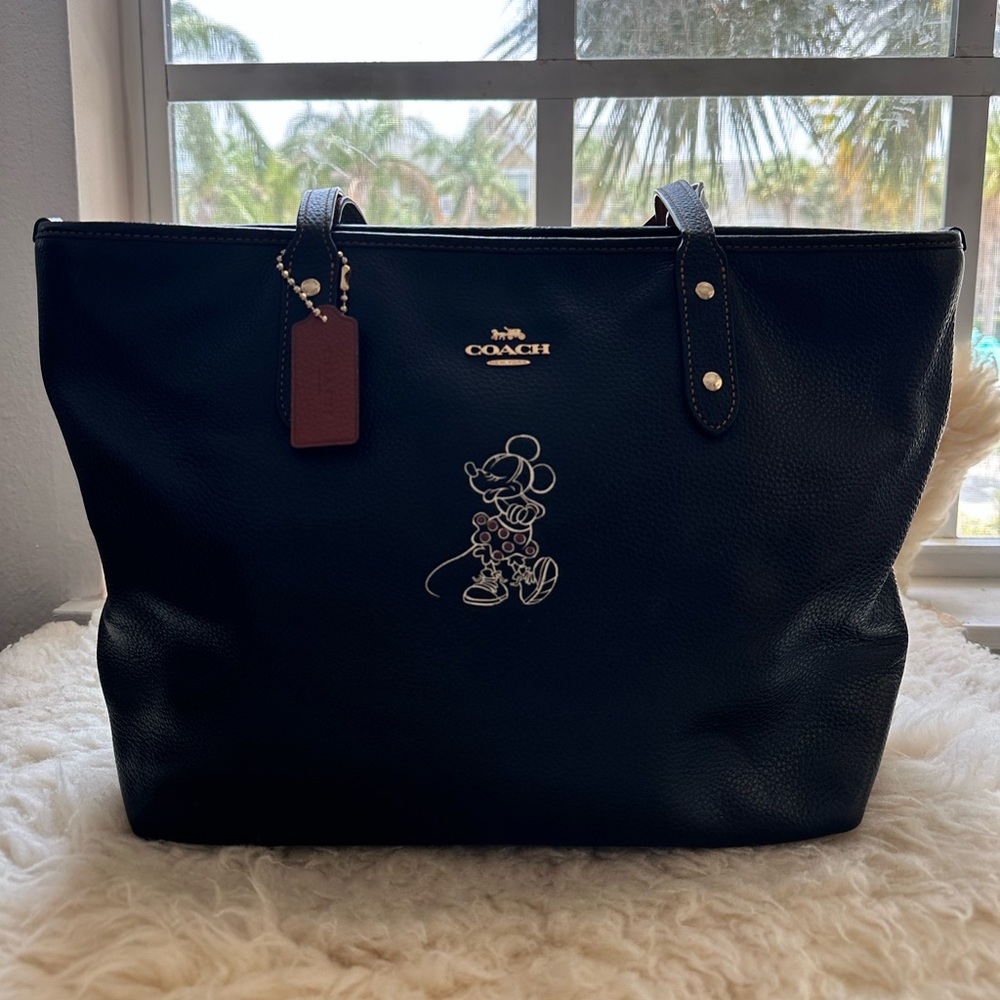 Disney Coach Leather Tote